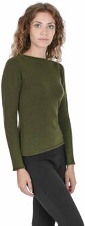 Dames Trui Met Boothals Coe 007 Olijfgroen