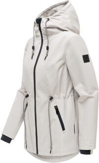 dames tussenjas Blumentanz met capuchon Grijs - XL