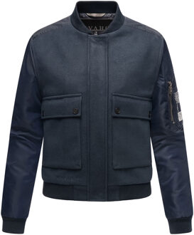 dames tussenjas bomberstijl Willstehaben Blauw