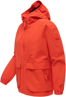 dames tussenjas Donnerwetter met capuchon Oranje - XL