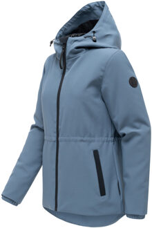 dames tussenjas Katzilein met capuchon Blauw - S