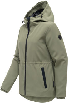 dames tussenjas Katzilein met capuchon Groen - 3XL