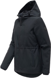 dames tussenjas Katzilein met capuchon Zwart - XS