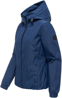 dames tussenjas Yoshikoo met capuchon Blauw - L