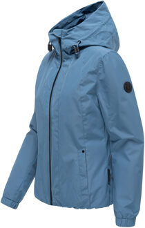 dames tussenjas Yoshikoo met capuchon Blauw