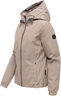 dames tussenjas Yoshikoo met capuchon Grijs - 2XL