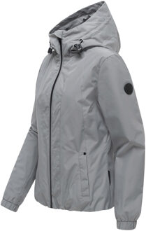 dames tussenjas Yoshikoo met capuchon Grijs - 2XL