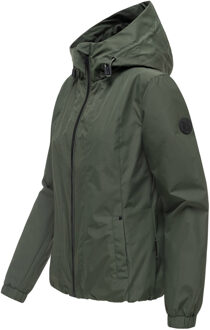 dames tussenjas Yoshikoo met capuchon Groen - XL