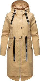 Dames Tussenmantel Josinaa – Licht & Modern met Capuchon Beige - XS