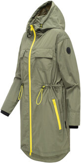 dames tussenmantel Trüffelbonbon met capuchon - maat 3XL Groen