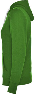 Dames urban hooded polycotton sweatshirt Groen - L