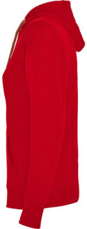 Dames urban hooded polycotton sweatshirt - maat XXL Rood