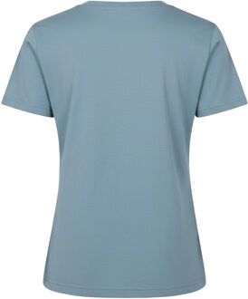 Dames Verken De Bergen Gedrukte T-Shirt (Blauw) - maat EU 46 / UK 18