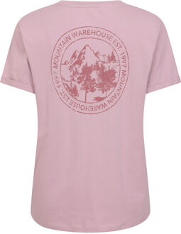 Dames Verken De Natuur T-shirt (Lila) - EU 44 / UK 16