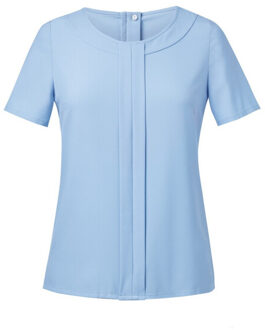 Dames verona blouse met korte mouwen Blauw - 40