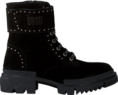 Dames Veterboots Dea-42 - Zwart - Maat 36