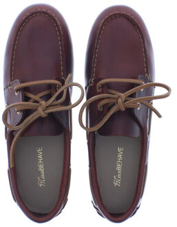 Dames veterschoen | dames | maat: | leer Klaproos - 41