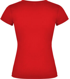 Dames victoria t-shirt Rood - S