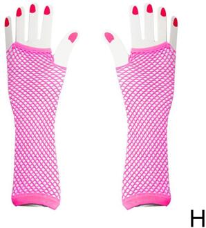 Dames Visnet Handschoenen Punk Half Vinger Nachtclub Etiquette Handschoenen