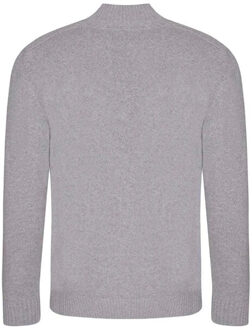 Dames wakhan duurzaam sweatshirt met kwart ritssluiting Grijs - XL