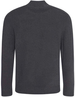 Dames wakhan duurzaam sweatshirt met kwart ritssluiting Grijs - XXL