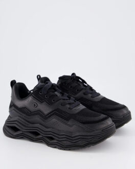 Dames wave sneaker Zwart - 37