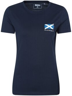 Dames West Highland Way T-Shirt (Marineblauw) - maat EU 48 / UK 20 Navy