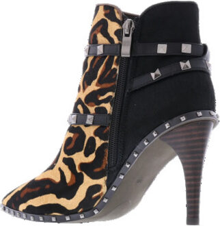 Dames western 7cm leopard Zwart - 38