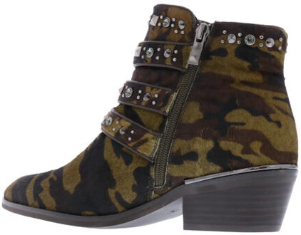 Dames western fashion leopard Groen - 38
