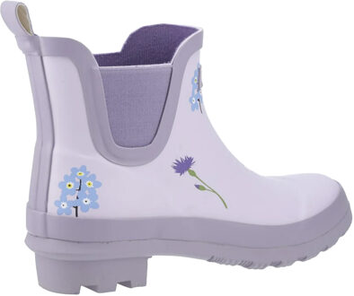 Dames Wilde Bloemen Wellingtonlaarzen (Lila)