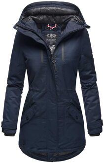 Dames Winterjas Avrille – Warm, Stijlvol & Met Perfecte Lengte Blauw