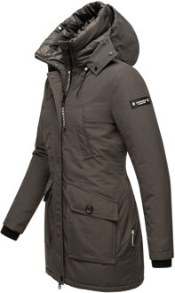 dames winterjas Blizzardstorm – Lang, Warm & Functioneel Zwart - M