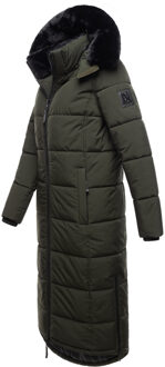 Dames Winterjas Knuffelige Fee - Extra Lang & Gezellig Warm Groen - XS
