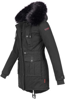 Dames Winterjas Luluna – Met Teddyfleece & Afneembare Bontkraag Grijs - XS