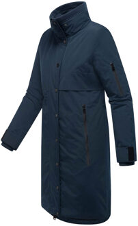 dames winterjas met afneembare capuchon – model Anoukaa Navy - L