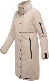 dames winterjas met afneembare capuchon – model Anoukaa Taupe - 3XL