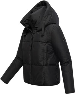 dames winterjas Ninikaa met capuchon & fleecevoering Zwart