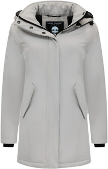 Dames Winterjas Parka - Slim Fit - Beige