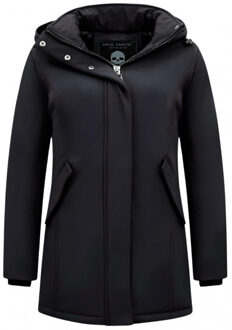 Dames Winterjas Parka - Slim Fit - Zwart