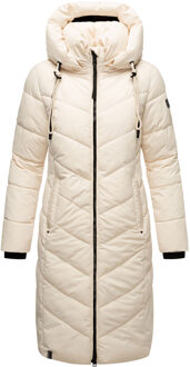 Dames Winterjas Sahnekatzii – Lang & Extra Warm Beige - 2XL