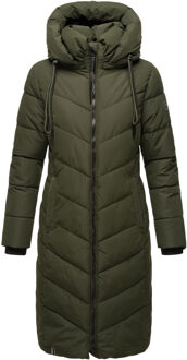 Dames Winterjas Sahnekatzii – Lang & Extra Warm Groen - 2XL