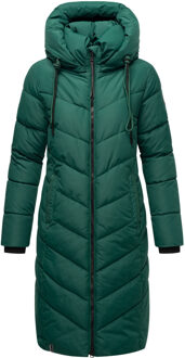 Dames Winterjas Sahnekatzii – Lang & Extra Warm Groen - 4XL