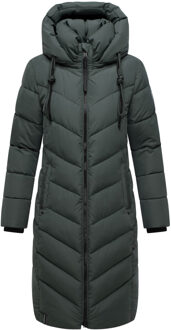 Dames Winterjas Sahnekatzii – Lang & Extra Warm Groen - 5XL