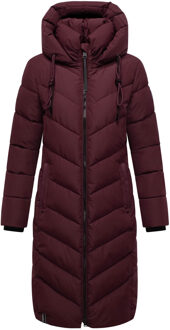 Dames Winterjas Sahnekatzii – Lang & Extra Warm Rood