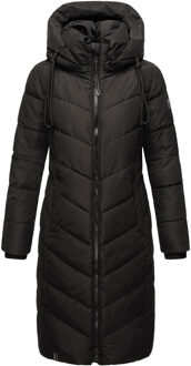 Dames Winterjas Sahnekatzii – Lang & Extra Warm Zwart - M