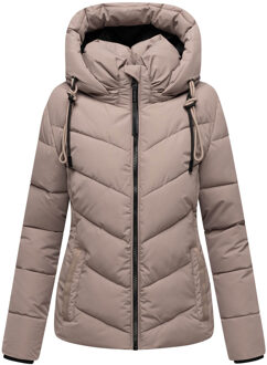 dames winterjas Sahnemausii XVI met afneembare capuchon Grijs - 2XL