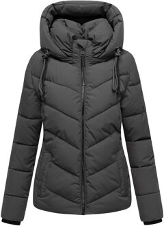 dames winterjas Sahnemausii XVI met afneembare capuchon Grijs - XS