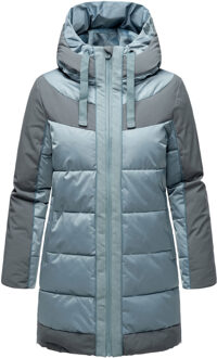 dames winterjas Samtkätzchen – Stijlvol & Warm Blauw - M