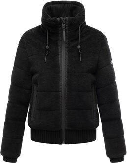 dames winterjas SCHNEEPUDER – knus, modern & warm Zwart