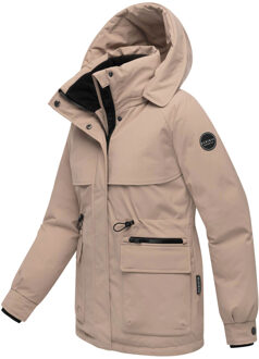 dames winterjas Shigaraa met afneembare capuchon & magnetische zakken Grijs